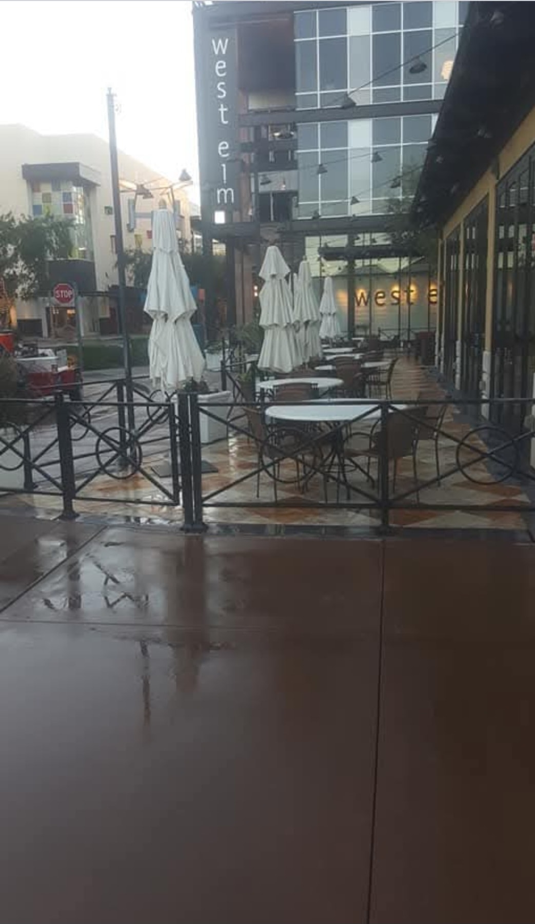 Restaurant Exterior Cleaning before pressure washing — Phoenix, AZ